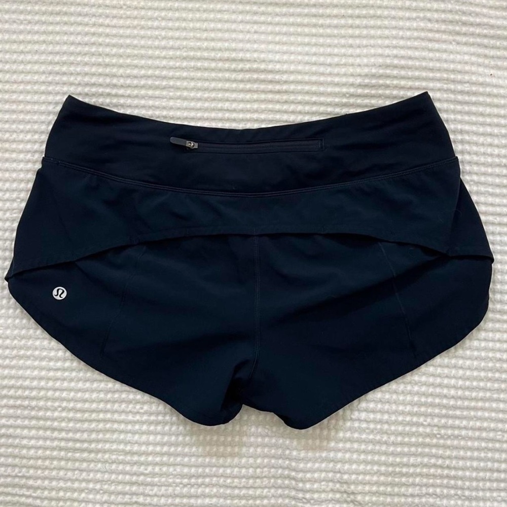 Lululemon navy speed up shorts